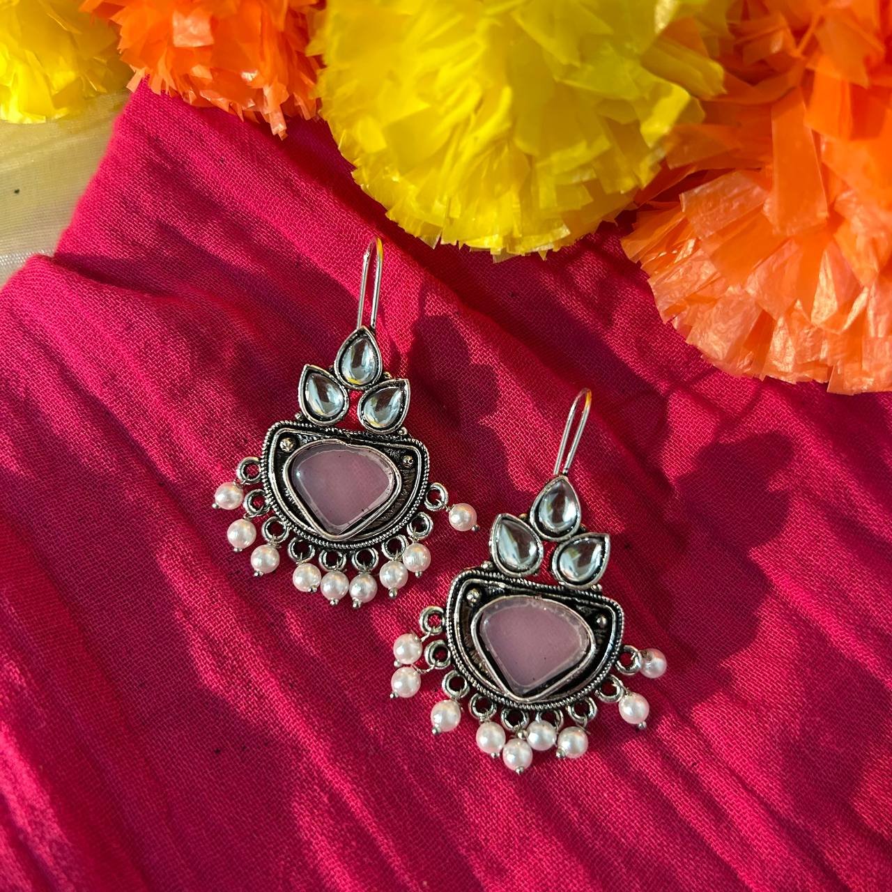 OXIDISED JHUMKI