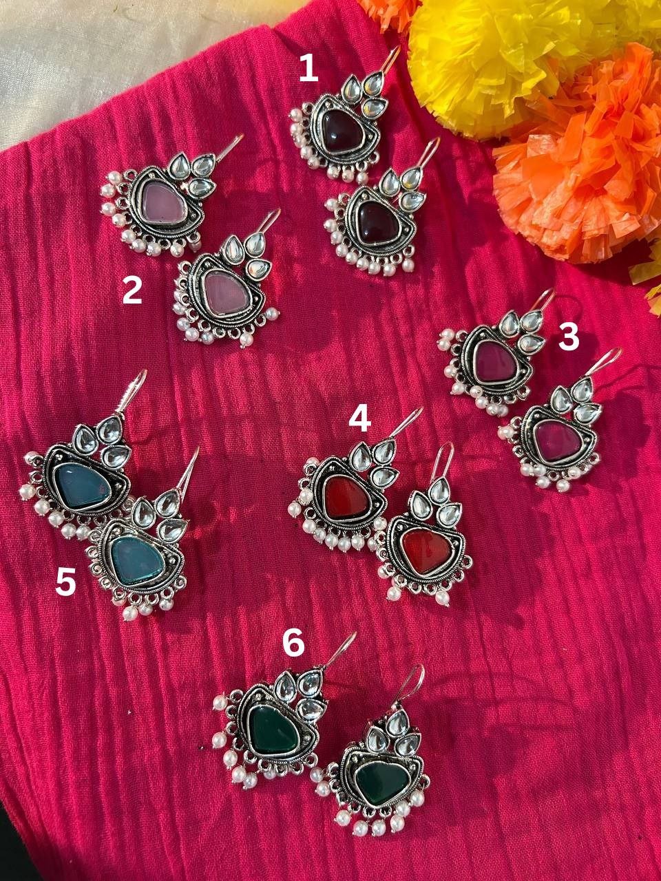 OXIDISED JHUMKI