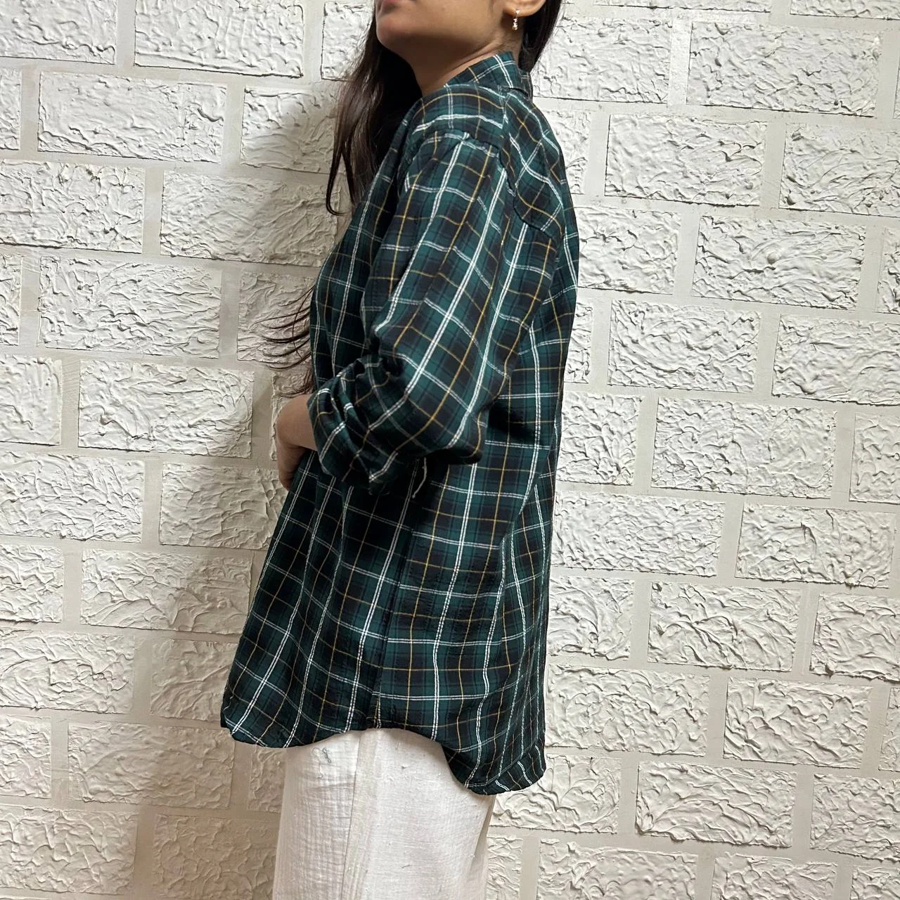 OVERSIZED CHECKED SHIRT