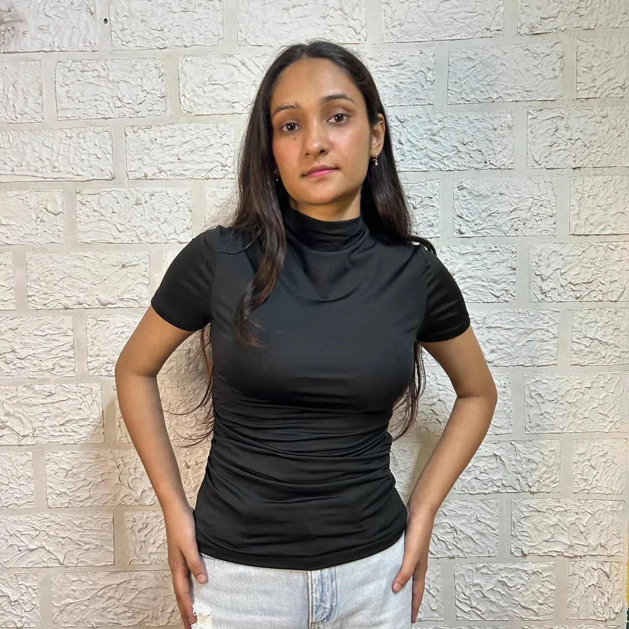 TURTLE NECK TOP