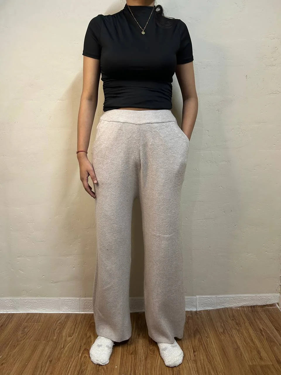 RIBBED TROUSER (WAIST-26-32)