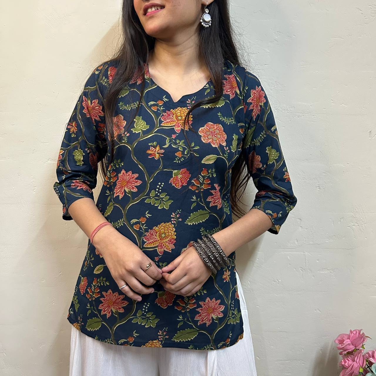 COTTON SHORT KURTI