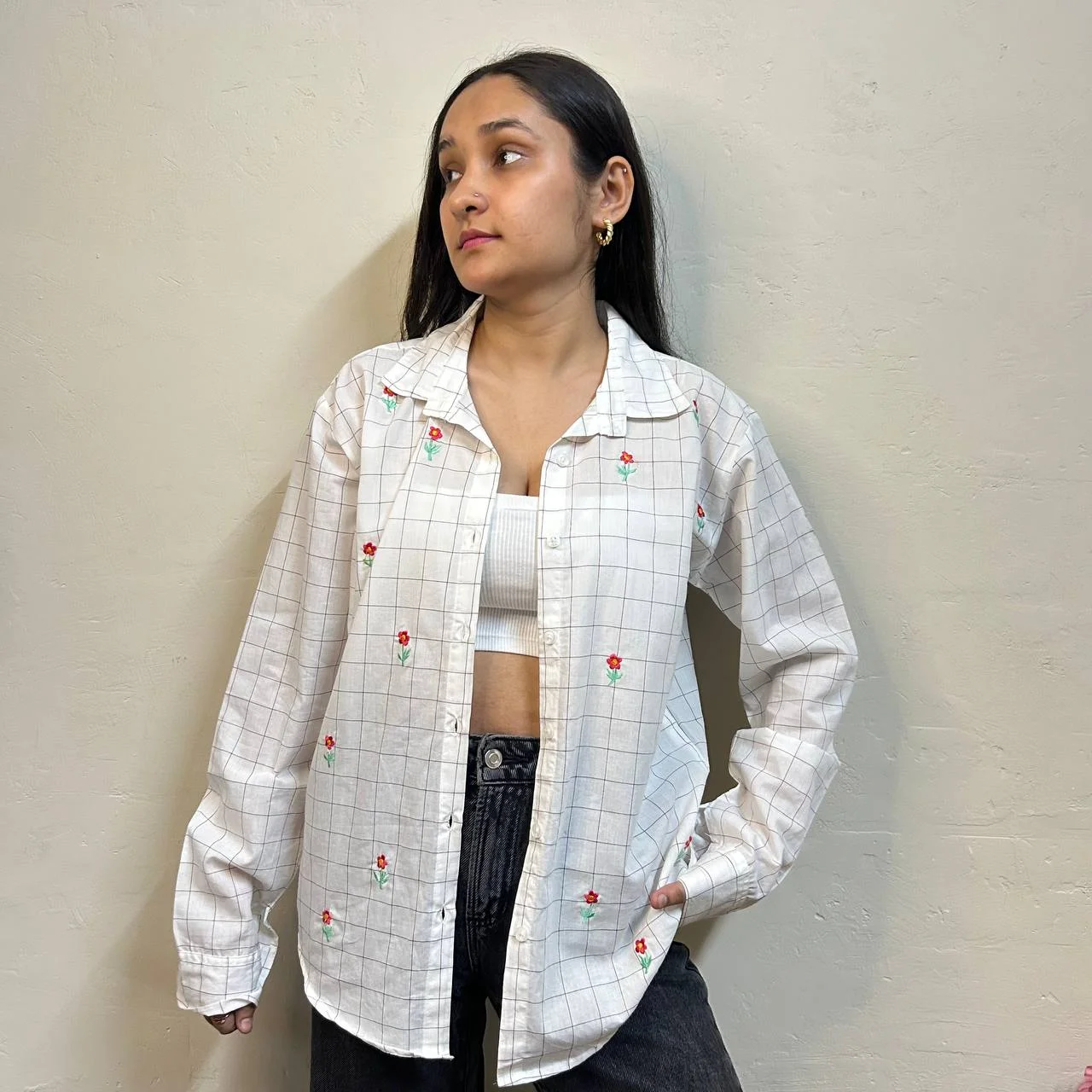 PINTERESTY EMBROIDERED SHIRT