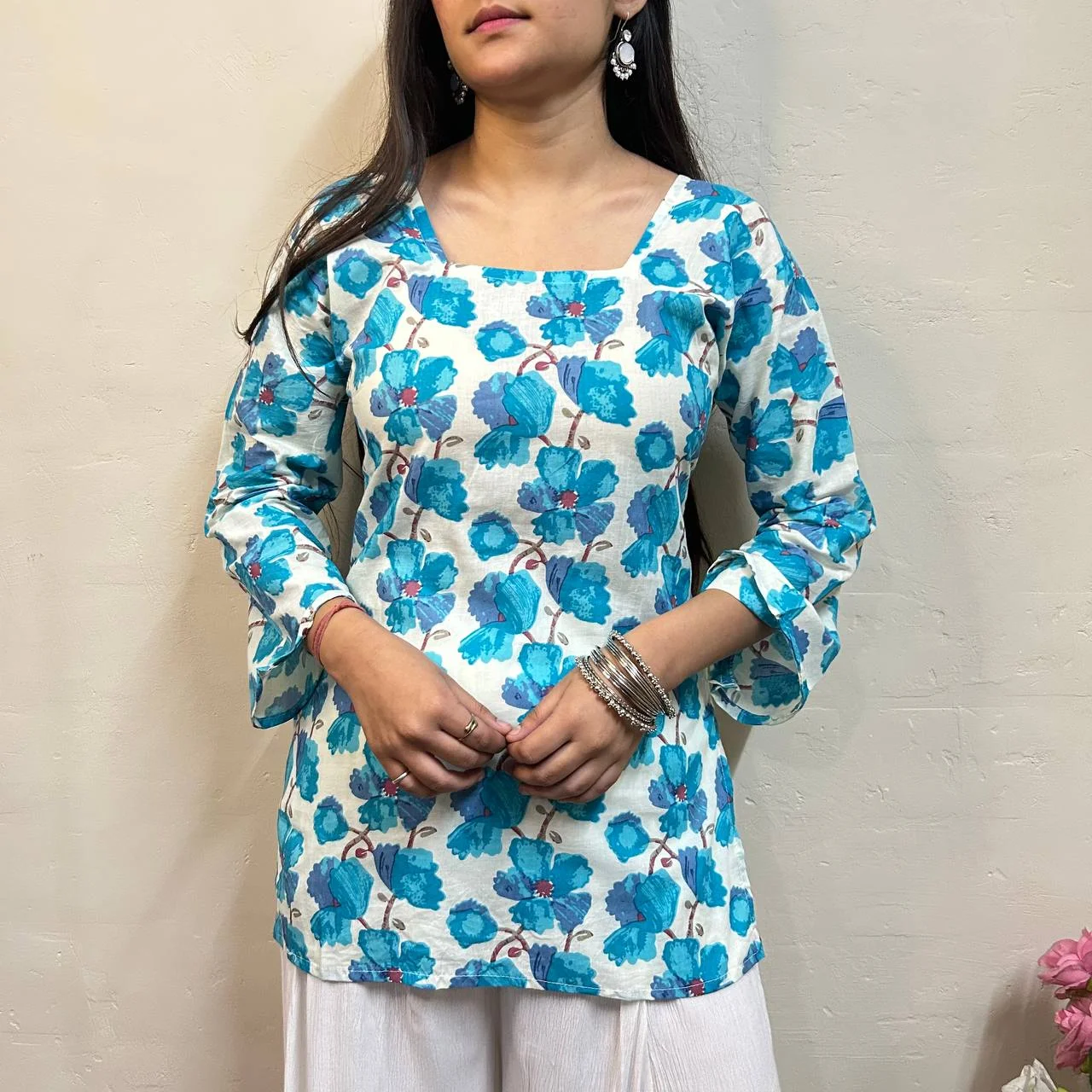 COTTON SHORT KURTI