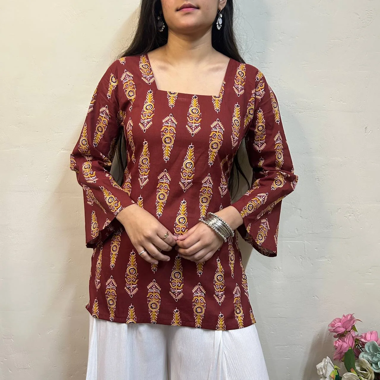 COTTON SHORT KURTI