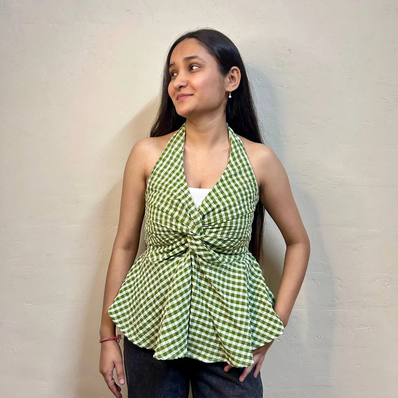 PINTERESTY HALTER NECK TOP