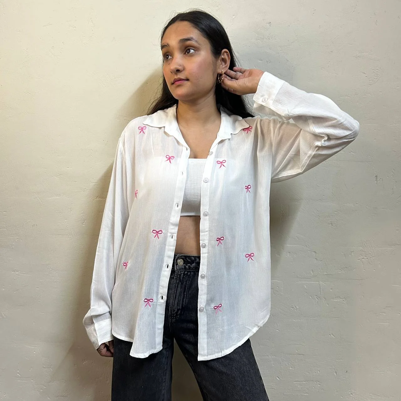 PINTERESTY EMBROIDERED SHIRT